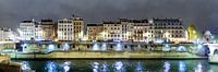 Paris - Quai Saint Michel von Panorama Streetline Miniaturansicht