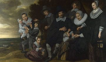 Un groupe familial dans un paysage, Frans Hals