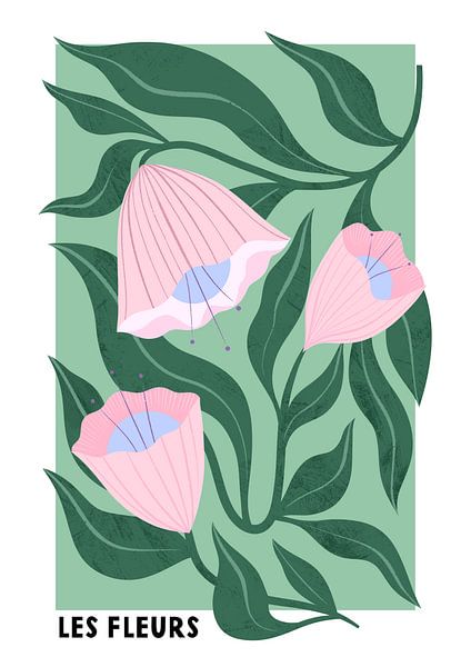 Les Fleurs - Green by Melissa Donne