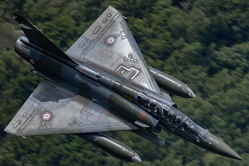 A low-flying French Mirage 2000