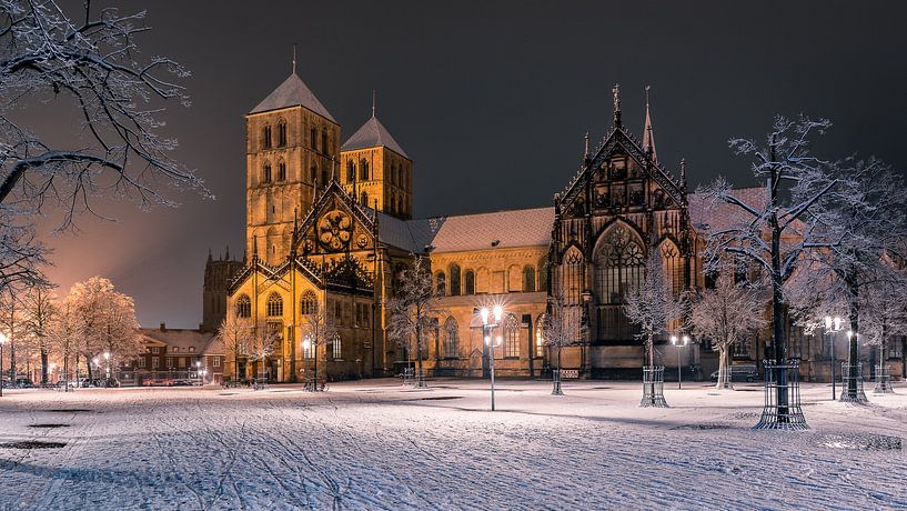 St. Paul's Cathedral in de sneeuw van Steffen Peters