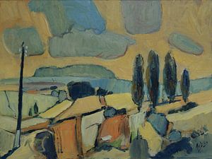 Landschaft mit Strom