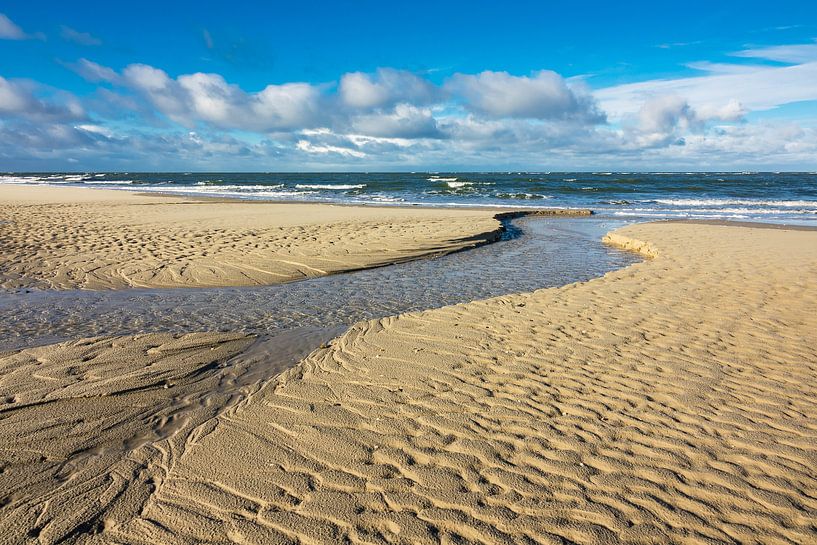 Strand an der Nordseeküste auf der Insel Amrum von Rico Ködder