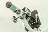 Close-up van een microscoop