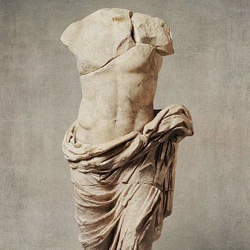 Statue de marbre de l'Antiquité romaine sur David Potter