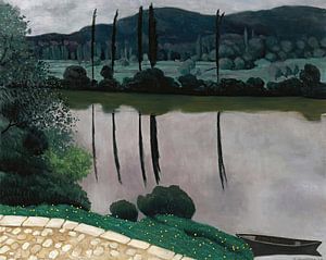Félix Vallotton - Die Dordogne in Vitrac (1925)