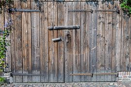 Old barn door Drenthe series 2 of 3 by R Smallenbroek