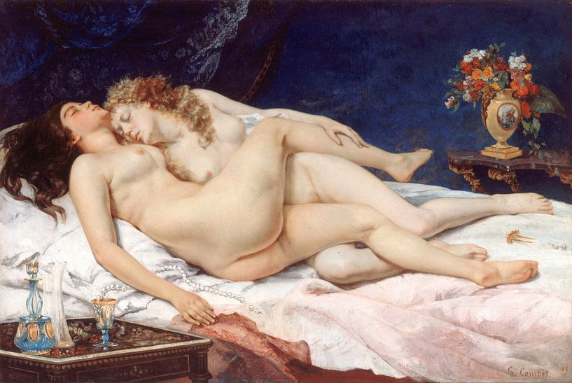Zwei schlafende Mädchen - 1866 von Atelier Liesjes