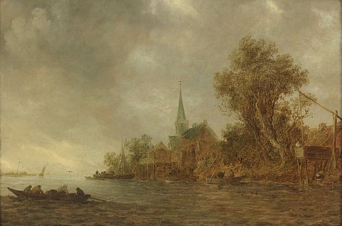 Rivierlandschap, Jan van Goyen