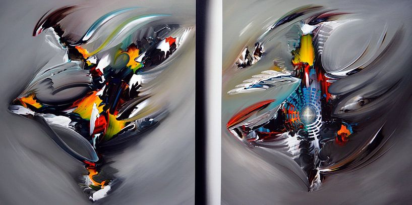 Abstract Time by Gena Theheartofart
