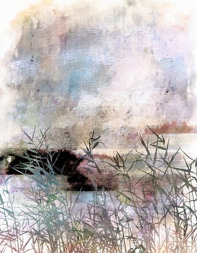 Japanese Nature Landscape in Soft Earth Colours