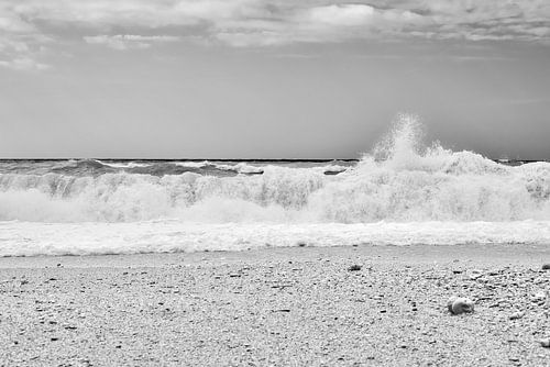 Ruige zee in Griekenland, Kefalonia