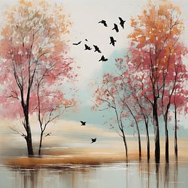 Peinture de paysage Beauté de la nature sur WeLoveArt