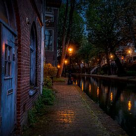 Utrecht op een mooie indian summer avond. van Robin Pics (verliefd op Utrecht)