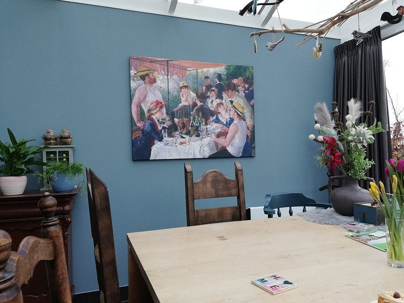 Lunch van de roeiers, August Renoir op canvas, behang, poster en meer