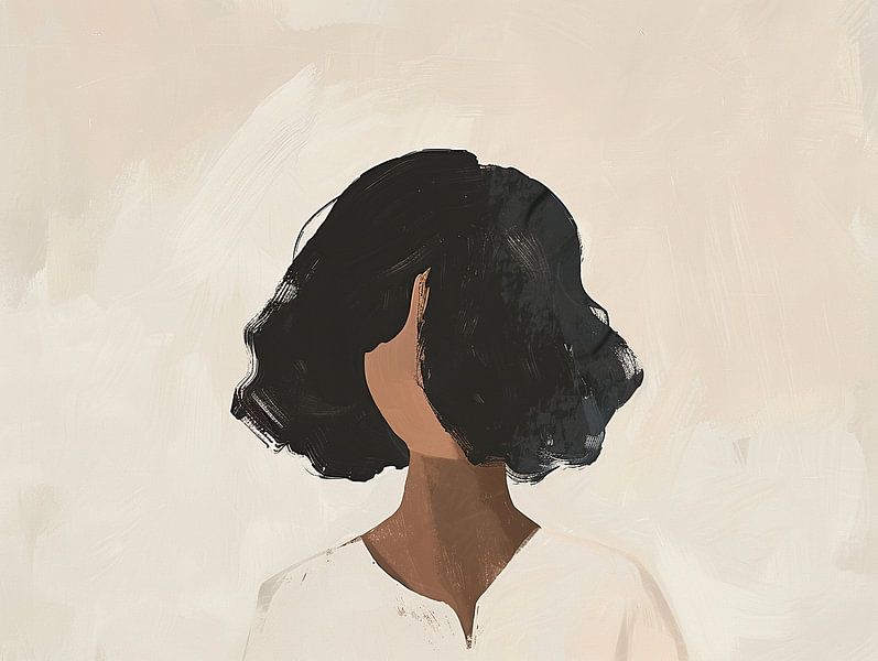 Modern portrait by ARTEO Paintings