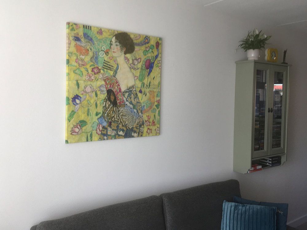 Dame à l'éventail, Gustav Klimt (Amélioration numérique) 