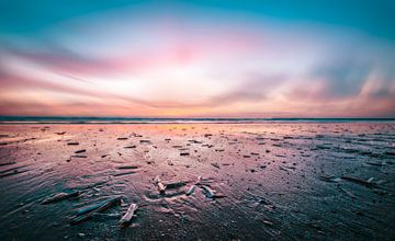 Zonsondergang bij het strand van Joost Lagerweij
