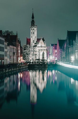 Jan van Eyckplein, Bruges Lueur d'hiver (Mystical Greens)