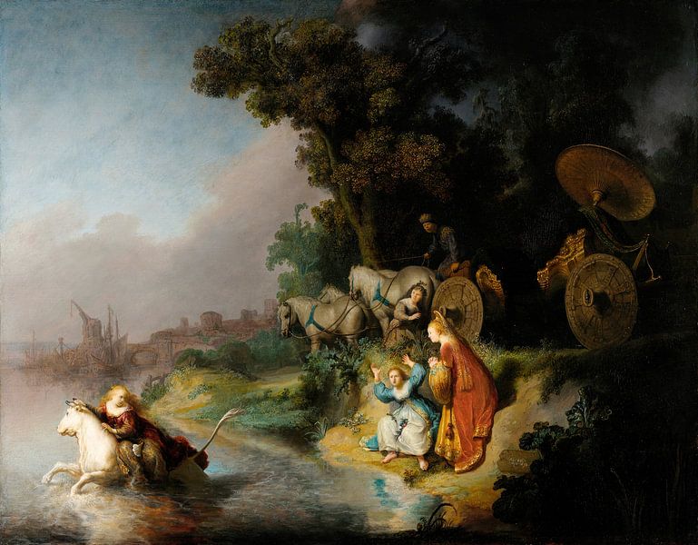 L'enlèvement de l'Europe - Rembrandt van Rijn par Schilders Gilde
