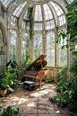 Dilapidated Victorian botanical greenhouse with wing by Marianne Ottemann - OTTI thumbnail