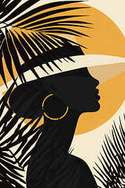 Rêves d'été sous les palmiers sur Art Prints