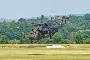 Startender Sikorsky CH-53G Hubschrauber der Luftwaffe.