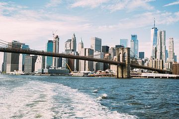 Brooklyn Bridge Skyline by Patrycja Polechonska