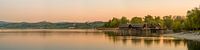 Unteruhldingen paalwoningen in het ochtendlicht van Panorama-Rundblick thumbnail