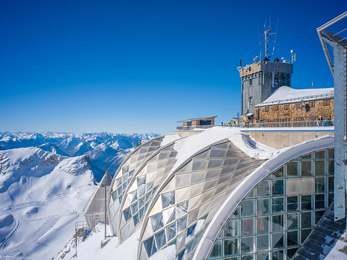 Herrliches Wetter auf der Zugspitze