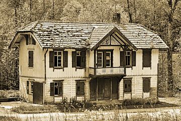 Old Black Forest - Hotel Sepia Art by Ingo Laue