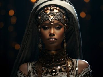 Afrikanische Frau 18 von Ellen Reografie