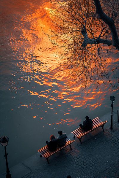 Ontspanning in het avondlicht van fernlichtsicht
