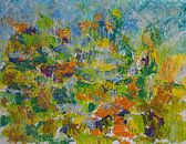 Abstract expressionistisch schilderij van Paul Nieuwendijk thumbnail