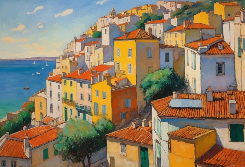 Lisbon Alfama District Landscape by MIROKKU