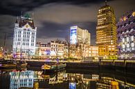 Rotterdam by night - Oude Haven van Suzan van Pelt thumbnail