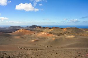 Vulkanlandschaft im Timanfaya Nationalpark auf Lanzarote
