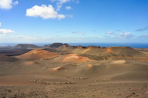 Vulkanlandschaft im Timanfaya Nationalpark auf Lanzarote
