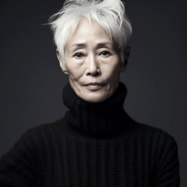 Portrait von fernlichtsicht