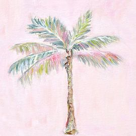 Palm Tree on Pink by Bianca ter Riet