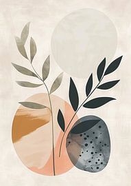 Abstrakte minimalistische Kunst von Moderne Kollektion