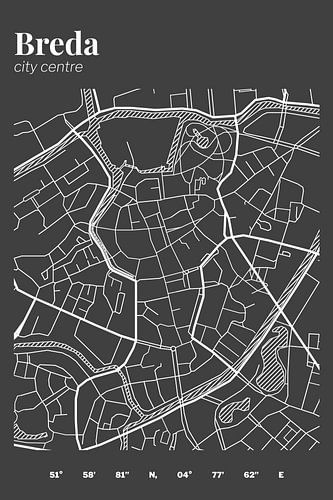 City map of Breda