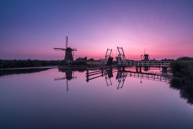 Windmills of Kinderdijk by Maikel Brands
