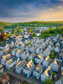 Luftaufnahme von Freudenberg, Deutschland von Michael Abid