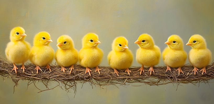 Chick parade by Heike Hultsch
