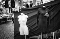 Black and white, market in Maastricht by Streets of Maastricht thumbnail