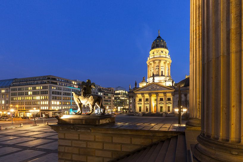 La cathédrale allemande sur le Gendarmenmarkt à Berlin par Frank Herrmann