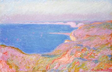 Claude Monet,Op de Kliffen bij Dieppe, Zonsondergang, 1897