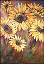 sunflowers ( zonnebloemen) van Els Fonteine thumbnail