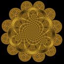Trio Spirale aus Sonnenblumen II von Tis Veugen Miniaturansicht